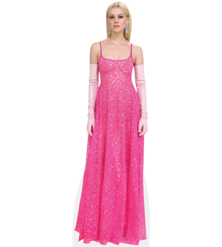 Nicola Peltz (Pink Dress) Pappaufsteller