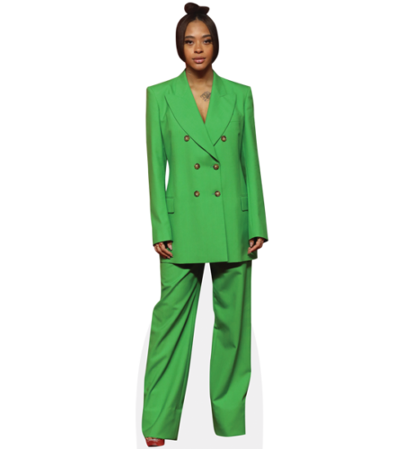 Yinka Bokinni (Green Suit) Pappaufsteller