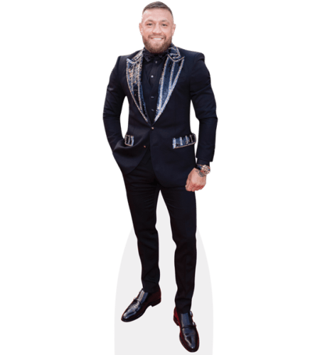 Conor McGregor (Black Outfit) Pappaufsteller