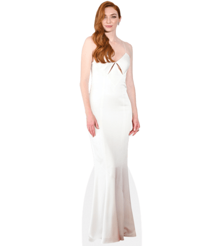 Eleanor Tomlinson (White Dress) Pappaufsteller
