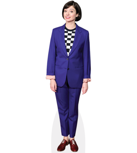 Kate Micucci (Purple Suit) Pappaufsteller
