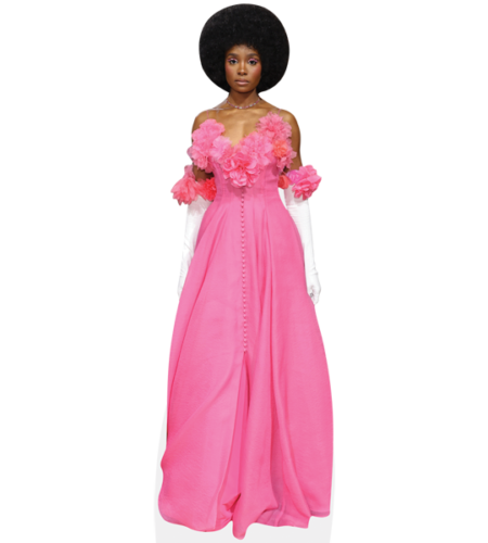 KiKi Layne (Pink Dress) Pappaufsteller