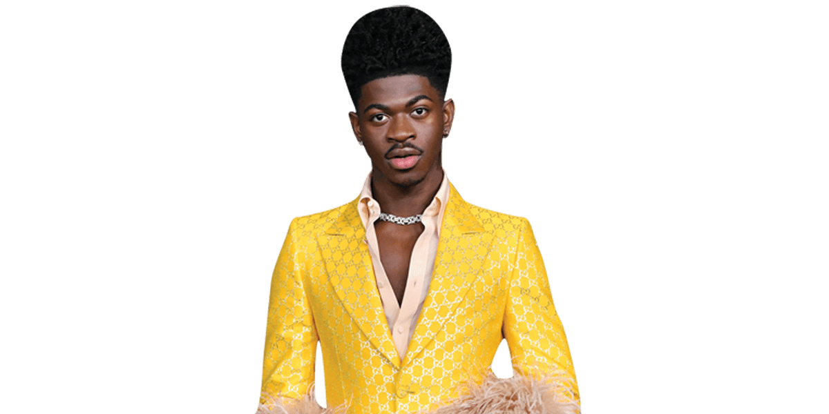 Montero Lamar Hill (Yellow Suit) Half Body Buddy Cutout - Celebrity Cutouts