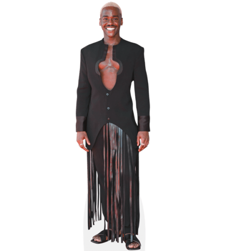 Ncuti Gatwa (Black Outfit) Pappaufsteller