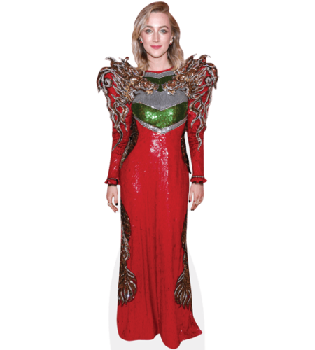 Saoirse Ronan (Red Dress) Pappaufsteller