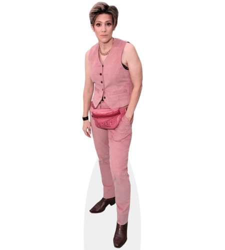 Cameron Esposito (Pink Outfit) Pappaufsteller