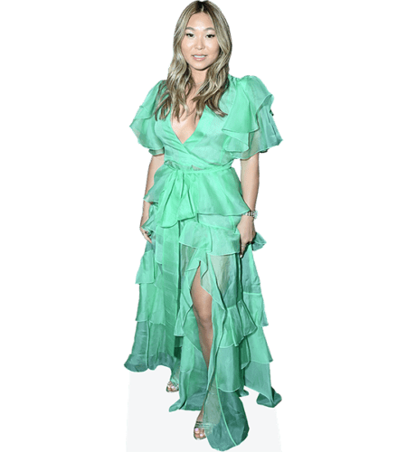 Chloe Kim (Green Dress) Pappaufsteller