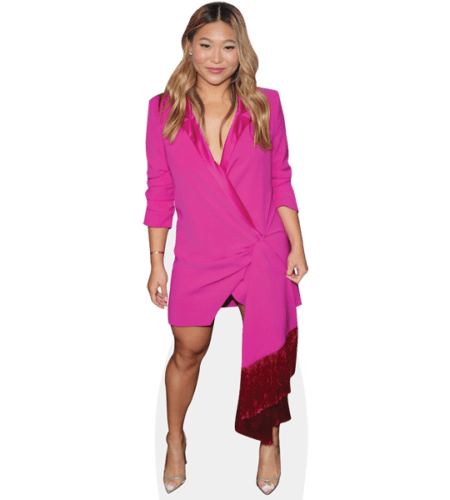 Chloe Kim (Pink Dress) Pappaufsteller