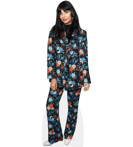 Jameela Jamil (Floral Suit) Pappaufsteller