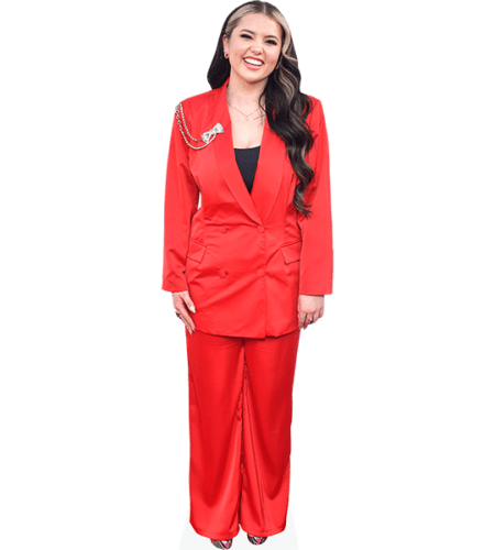 Lauren Spencer-Smith (Red Suit) Pappaufsteller