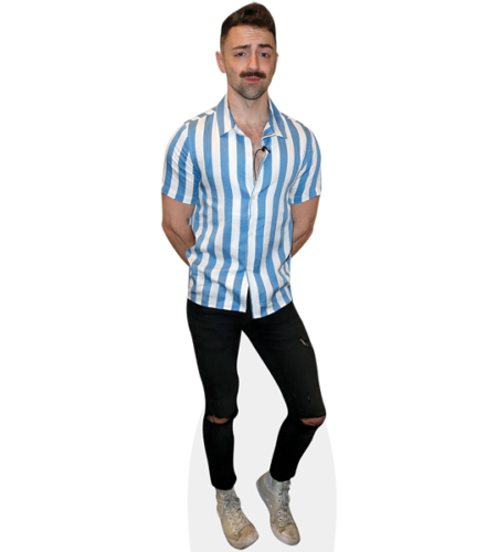 Matteo Lane (Striped Shirt) Pappaufsteller
