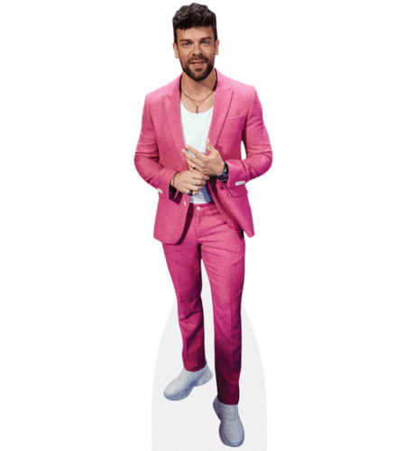 Ricky Merino (Pink Suit) Pappaufsteller
