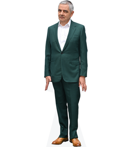 Rowan Atkinson (Green Suit) Pappaufsteller