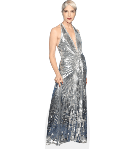 Selma Blair (Silver Dress) Pappaufsteller