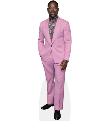 Sterling K. Brown (Pink Suit) Pappaufsteller