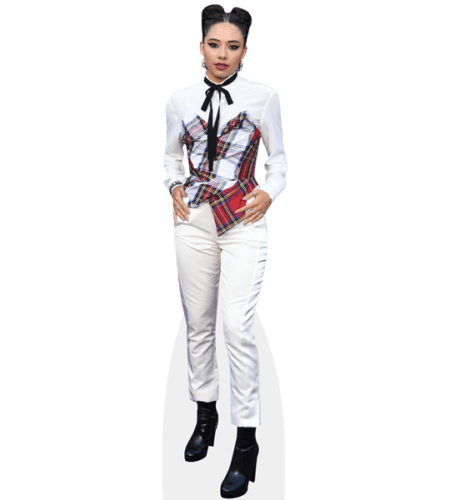 Xochitl Gomez (White Outfit) Pappaufsteller