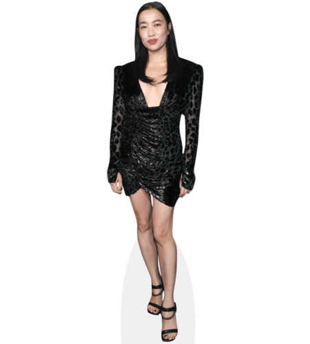 Yi Zhou (Black Dress) Pappaufsteller