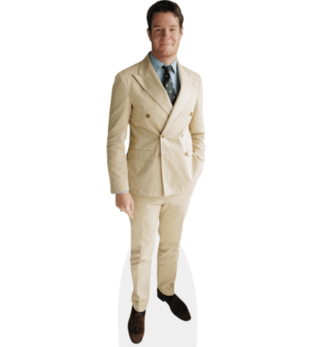 Connor Swindells (Cream Suit) Pappaufsteller