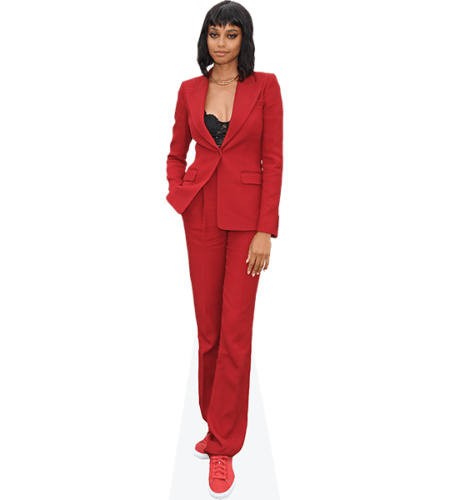 Ella Balinska (Red Suit) Pappaufsteller