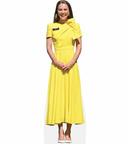 Kate Middleton (Yellow Dress) Pappaufsteller