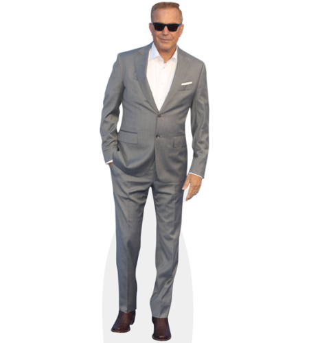 Kevin Costner (Grey Suit) Pappaufsteller