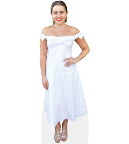 Mae Whitman (White Dress) Pappaufsteller