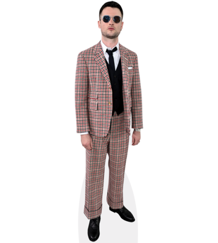 Tom Sturridge (Checked Suit) Pappaufsteller