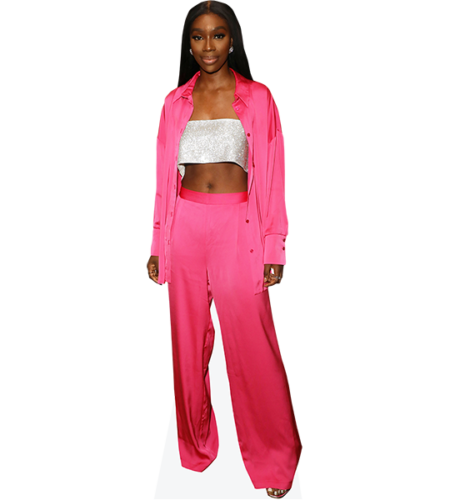 Yewande Biala (Pink Outfit) Pappaufsteller