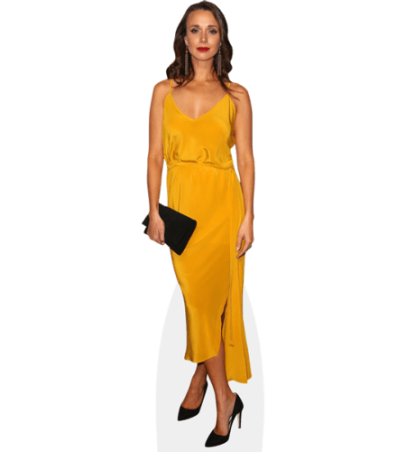Anna Jullienne Kermode (Yellow Dress) Pappaufsteller