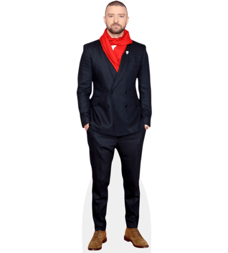 Justin Timberlake (Red Scarf) Pappaufsteller