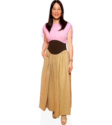 Lucy Liu (long Dress) Pappaufsteller