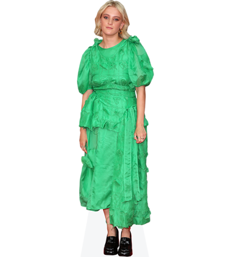 Phia Saban (Green Dress) Pappaufsteller