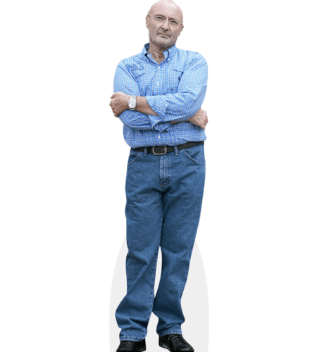 Phil Collins (Jeans) Pappaufsteller
