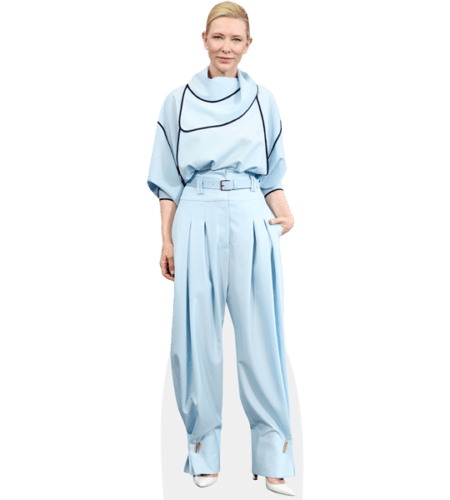 Cate Blanchett (Blue Outfit) Pappaufsteller
