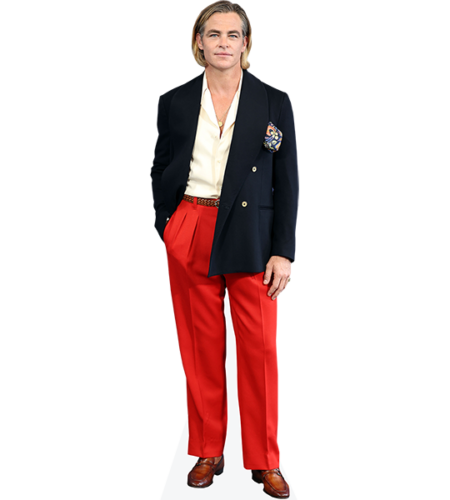 Chris Pine (Red Trousers) Pappaufsteller