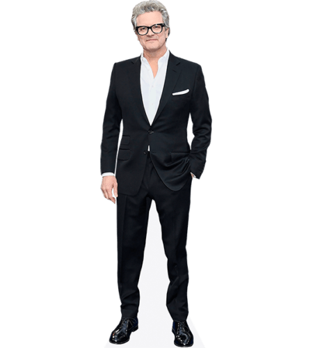 Colin Firth (Black Outfit) Pappaufsteller