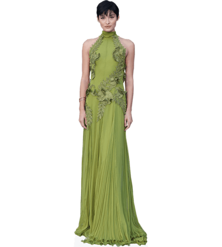 Grace Elizabeth (Green Dress) Pappaufsteller