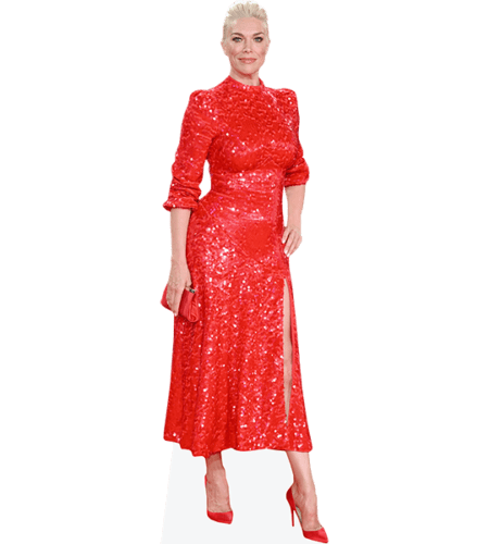 Hannah Waddingham (Red Dress) Pappaufsteller