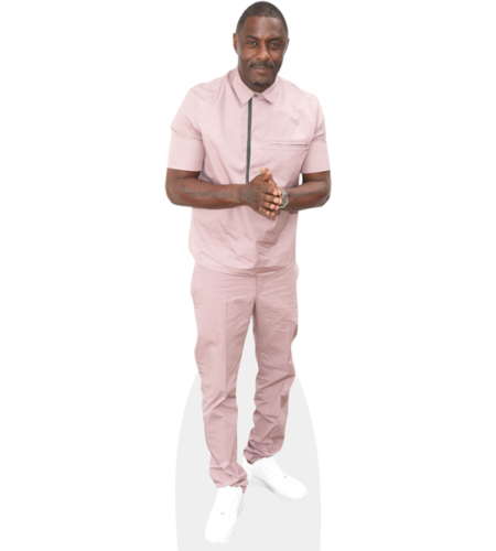 Idrissa Akuna Elba (Pink Outfit) Pappaufsteller