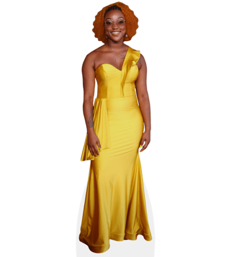 Salli Clavelle (Yellow Dress) Pappaufsteller