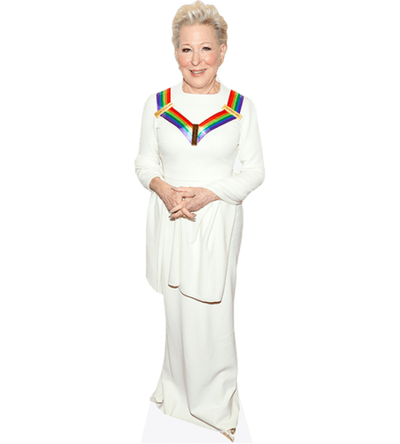 Bette Midler (White Outfit) Pappaufsteller