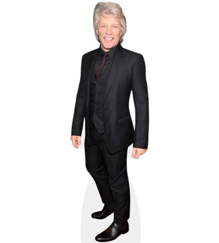 Jon Bon Jovi (Black Outfit) Pappaufsteller