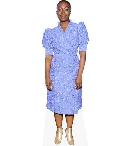 Vivienne Acheampong (Blue Dress) Pappaufsteller