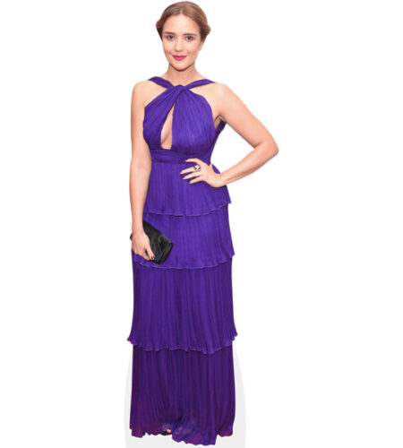 Catalina Sandino Moreno (Purple Dress) Pappaufsteller