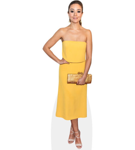 Catalina Sandino Moreno (Yellow Dress) Pappaufsteller