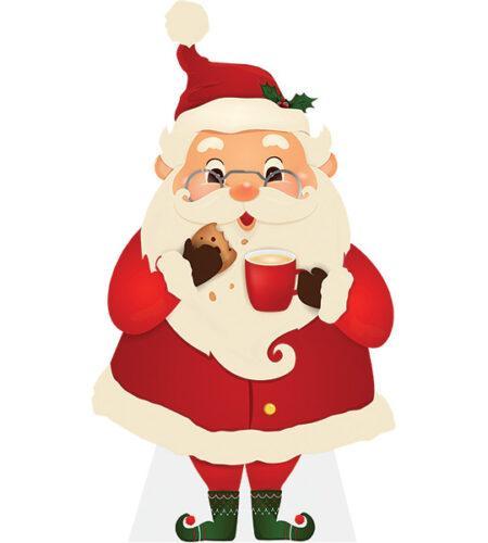 Weihnachts-Pappaufsteller (Santa Claus) Pappaufsteller