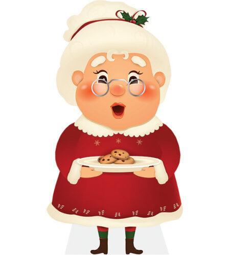 Weihnachts-Pappaufsteller (Mrs Claus) Pappaufsteller