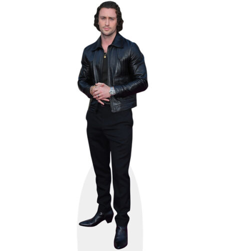 Aaron Taylor Johnson (Leather Jacket) Pappaufsteller