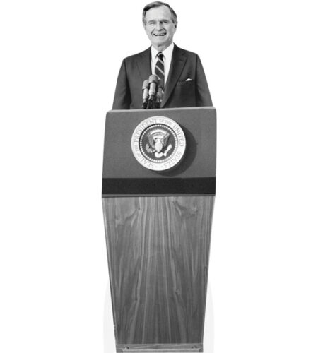 George H W Bush (Speech) Pappaufsteller