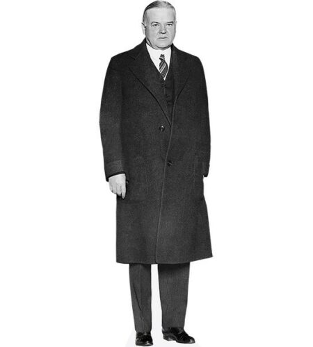 Herbert Hoover (BW) Pappaufsteller